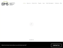 Tablet Screenshot of eims.co.za